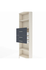 Arges Dolap 3 Raflı 3 Çekmeceli 60x30x221 - S29M235V2A