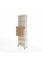 Arges Dolap 3 Raflı 3 Çekmeceli 60x30x221 - S29M235V3A