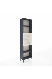 Arges Dolap 3 Raflı 3 Çekmeceli 60x30x221 Antrasit-Aytaşı