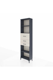 Arges Dolap 3 Raflı 3 Çekmeceli 60x30x221 Antrasit-Aytaşı