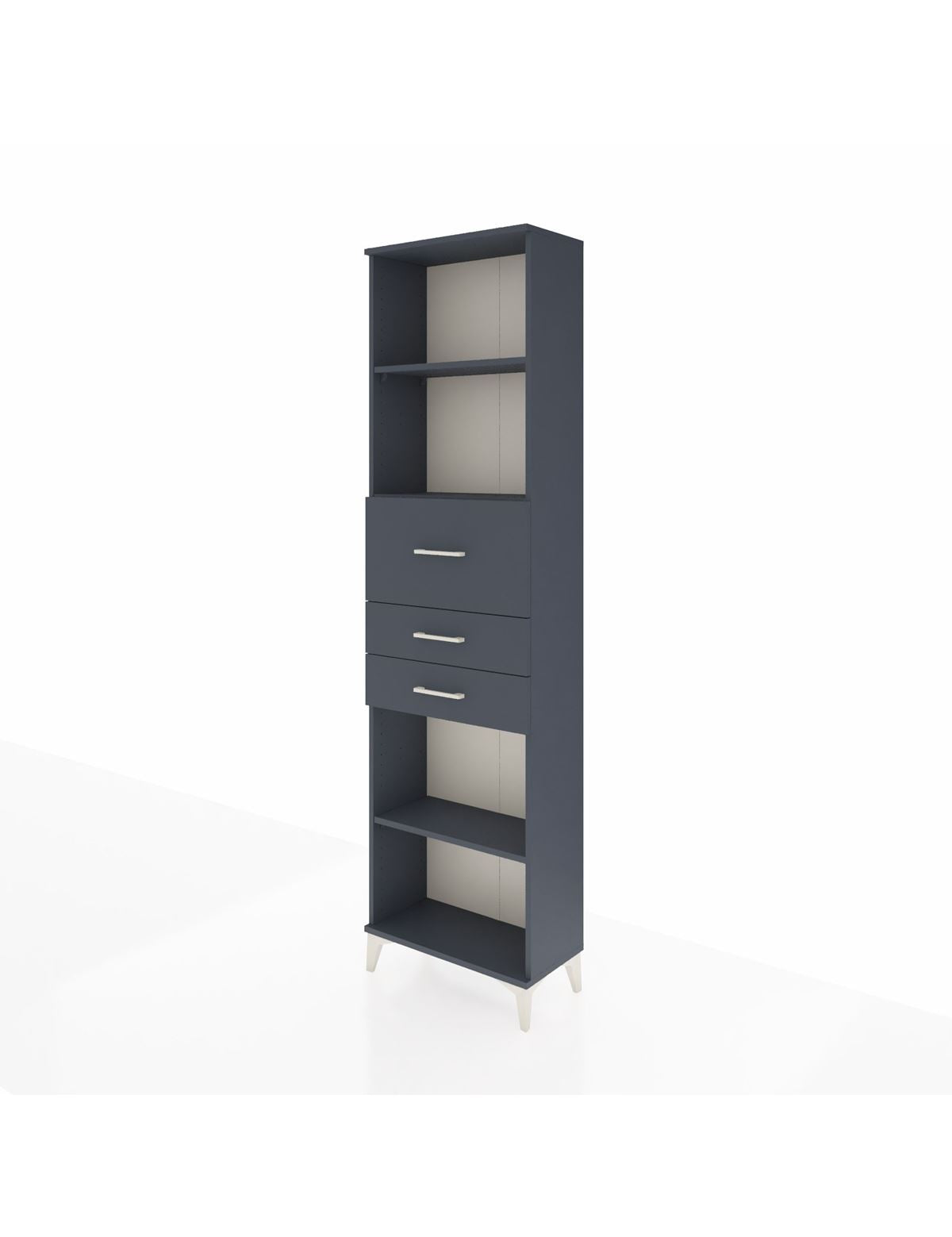 Arges Dolap 3 Raflı 3 Çekmeceli 60x30x221 - S29M235V5A