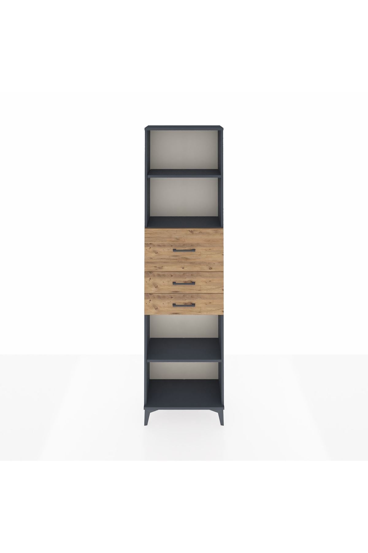 Arges Dolap 3 Raflı 3 Çekmeceli 60x30x221 - S29M235V6A
