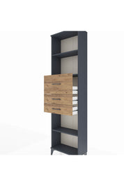 Arges Dolap 3 Raflı 3 Çekmeceli 60x30x221 - S29M235V6A