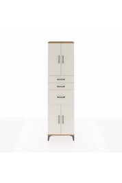 Arges Dolap 3 Raflı 3 Çekmeceli 4 Kapaklı 60x30x221 Çam-Aytaşı