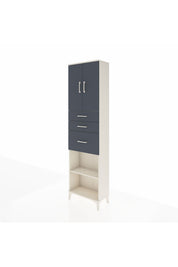 Arges Dolap 3 Raflı 3 Çekmeceli 2 Kapaklı 60x30x221 - S29M237V2A