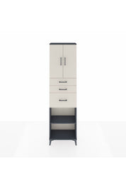 Arges Dolap 3 Raflı 3 Çekmeceli 2 Kapaklı 60x30x221 - S29M237V4A
