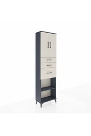 Arges Dolap 3 Raflı 3 Çekmeceli 2 Kapaklı 60x30x221 - S29M237V4A