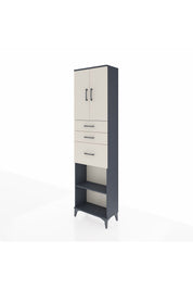 Arges Dolap 3 Raflı 3 Çekmeceli 2 Kapaklı 60x30x221 - S29M237V4A