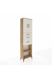 Arges Dolap 3 Raflı 3 Çekmeceli 2 Kapaklı 60x30x221 - S29M237V7A