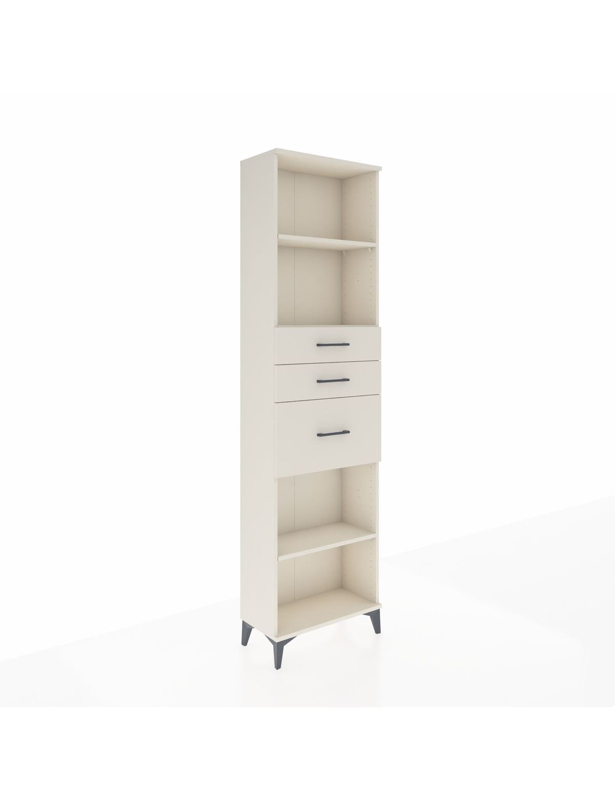 Arges Dolap 3 Raflı 3 Çekmeceli 60x30x221 Aytaşı-Aytaşı