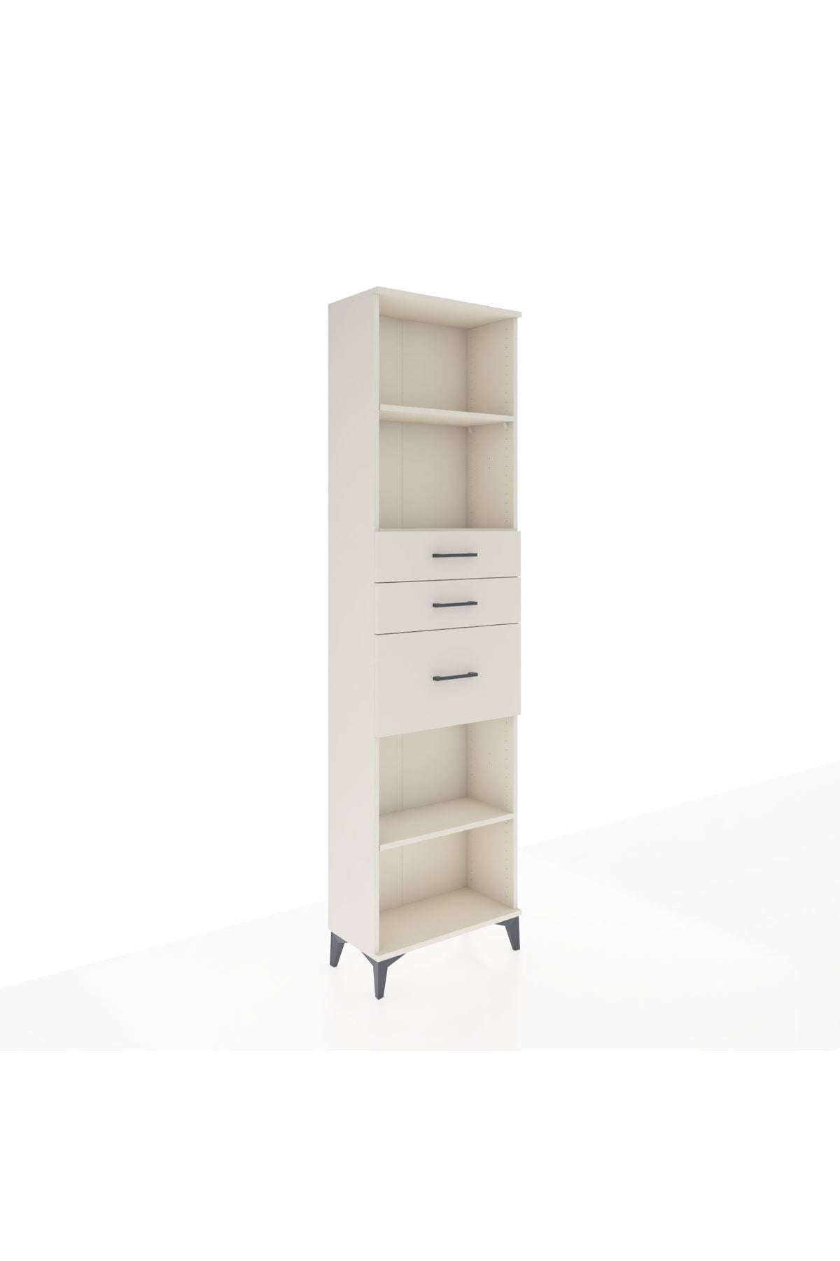 Arges Dolap 3 Raflı 3 Çekmeceli 60x30x221 Aytaşı-Aytaşı