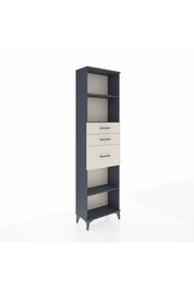 Arges Dolap 3 Raflı 3 Çekmeceli 60x30x221 Antrasit-Aytaşı