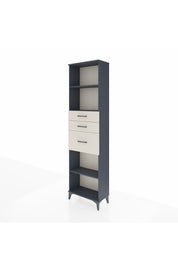 Arges Dolap 3 Raflı 3 Çekmeceli 60x30x221 Antrasit-Aytaşı