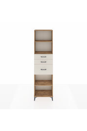 Arges Dolap 3 Raflı 3 Çekmeceli 60x30x221 Çam-Aytaşı