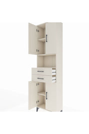 Arges Dolap 4 Raflı 2 Çekmeceli 4 Kapaklı 60x30x221 Aytaşı-Aytaşı