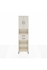 Arges Dolap 4 Raflı 2 Çekmeceli 2 Kapaklı 60x30x221 Aytaşı-Aytaşı