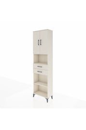 Arges Dolap 4 Raflı 2 Çekmeceli 2 Kapaklı 60x30x221 Aytaşı-Aytaşı