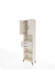 Arges Dolap 4 Raflı 2 Çekmeceli 2 Kapaklı 60x30x221 Aytaşı-Aytaşı