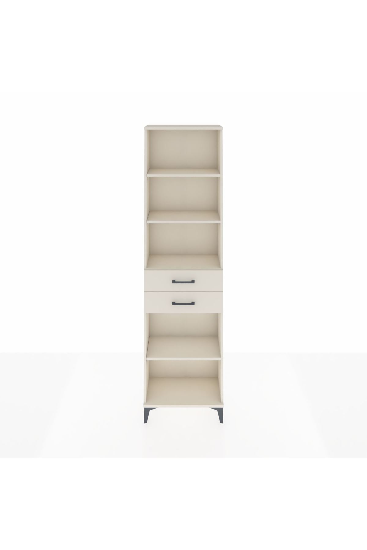 Arges Dolap 4 Raflı 2 Çekmeceli 60x30x221 Aytaşı-Aytaşı