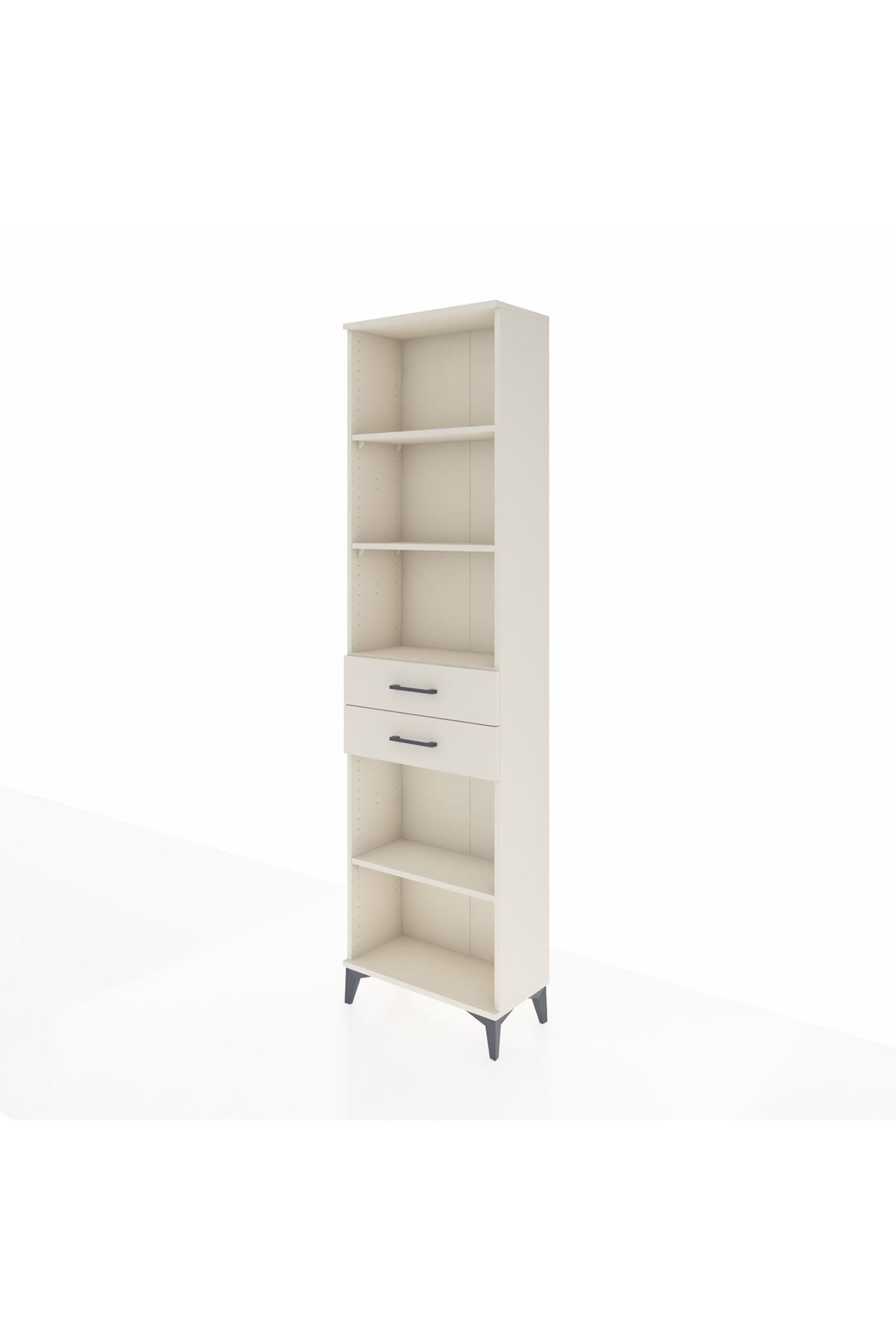 Arges Dolap 4 Raflı 2 Çekmeceli 60x30x221 Aytaşı-Aytaşı