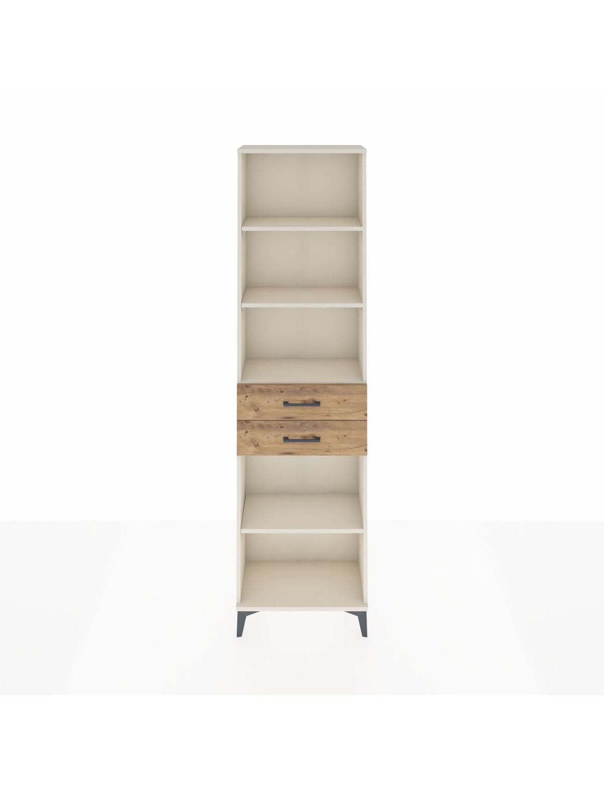 Arges Dolap 4 Raflı 2 Çekmeceli 60x30x221 Aytaşı-Çam