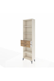 Arges Dolap 4 Raflı 2 Çekmeceli 60x30x221 Aytaşı-Çam