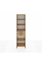 Arges Dolap 4 Raflı 2 Çekmeceli 60x30x221 Çam-Çam