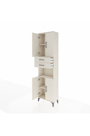 Arges Dolap 4 Raflı 2 Çekmeceli 4 Kapaklı 60x30x221 Aytaşı-Aytaşı