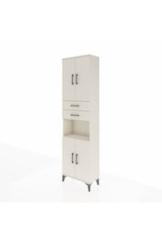 Arges Dolap 4 Raflı 2 Çekmeceli 4 Kapaklı 60x30x221 Aytaşı-Aytaşı