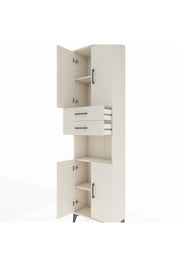 Arges Dolap 4 Raflı 2 Çekmeceli 4 Kapaklı 60x30x221 Aytaşı-Aytaşı