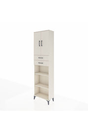 Arges Dolap 4 Raflı 2 Çekmeceli 2 Kapaklı 60x30x221 Aytaşı-Aytaşı