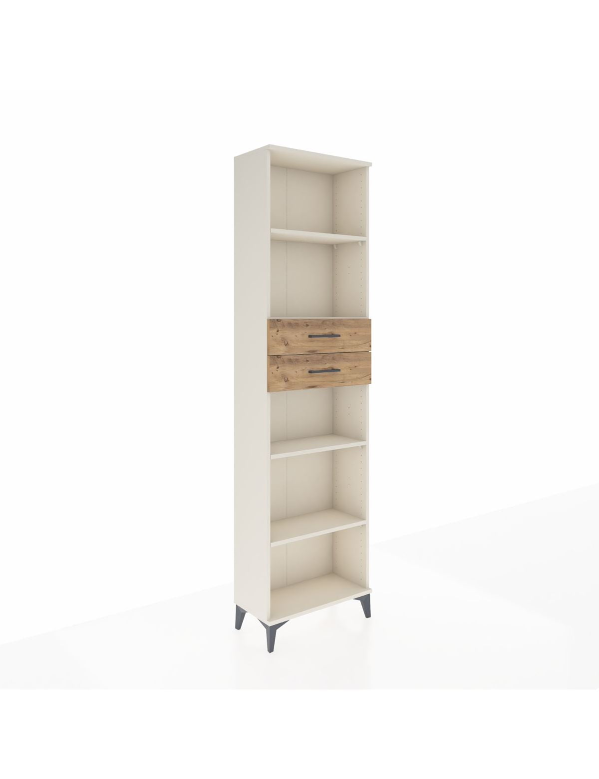 Arges Dolap 4 Raflı 2 Çekmeceli 60x30x221 Aytaşı-Çam