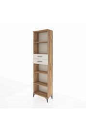 Arges Dolap 4 Raflı 2 Çekmeceli 60x30x221 Çam-Aytaşı