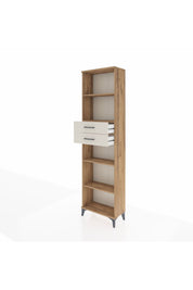 Arges Dolap 4 Raflı 2 Çekmeceli 60x30x221 Çam-Aytaşı