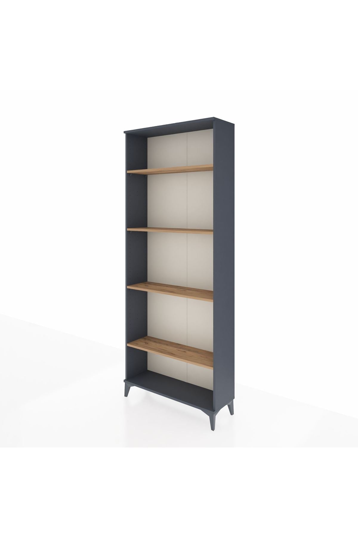 Arges Dolap 4 Raflı 88x30x221 Antrasit-Çam