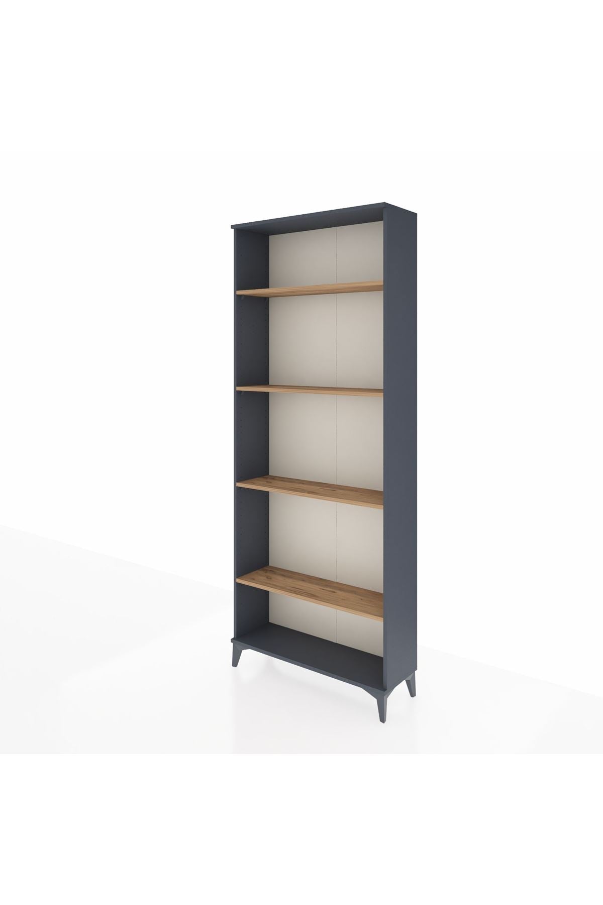 Arges Dolap 4 Raflı 88x30x221 Antrasit-Çam