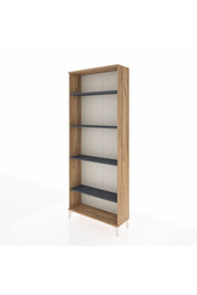 Arges Dolap 4 Raflı 88x30x221 Çam-Antrasit