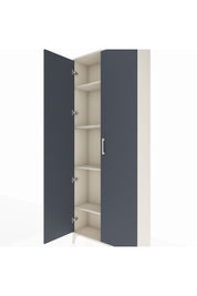 Arges Dolap 4 Raflı 2 Kapaklı 88x30x221 Aytaşı-Antrasit