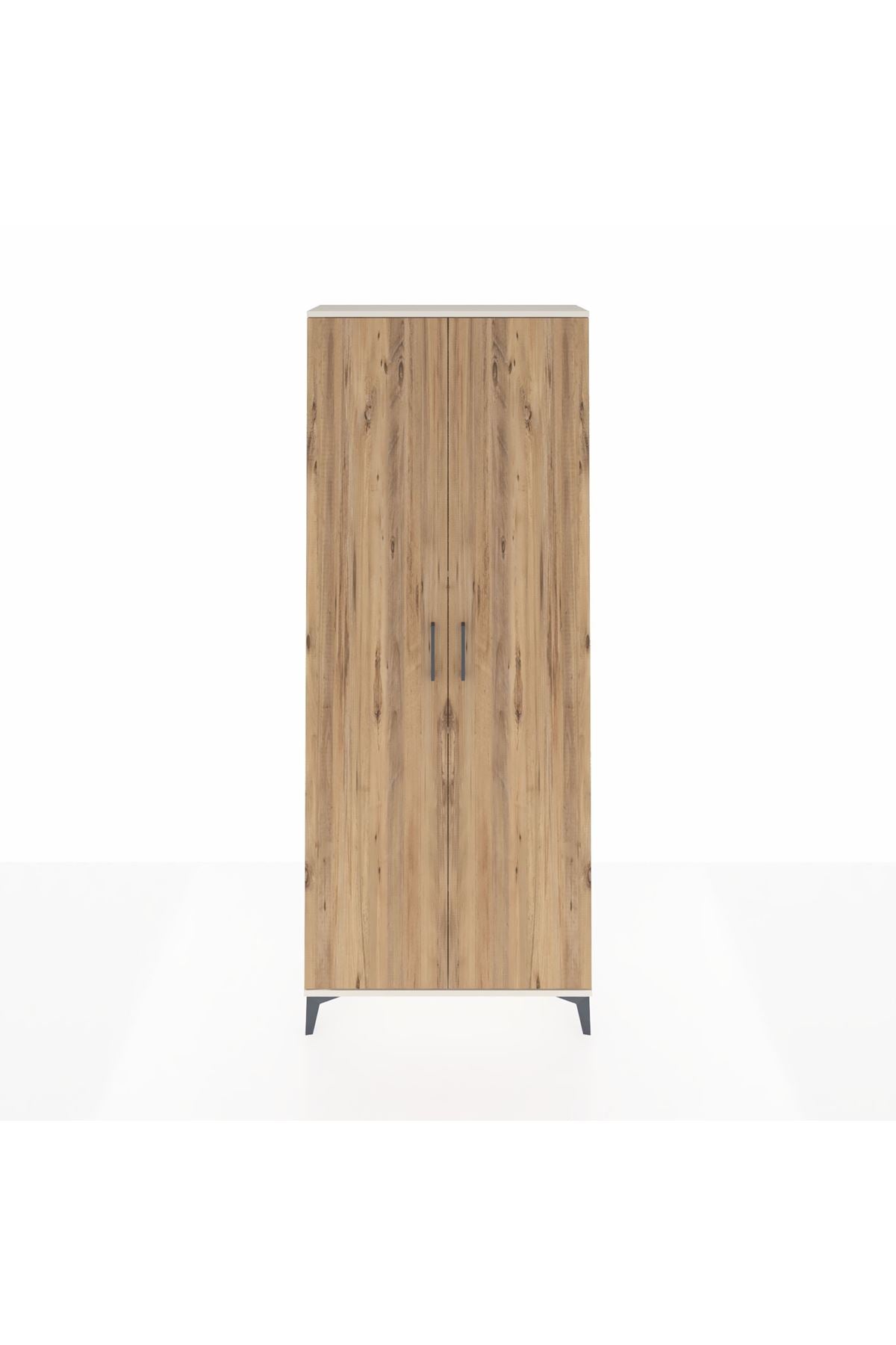 Arges Dolap 4 Raflı 2 Kapaklı 88x30x221 Aytaşı-Çam