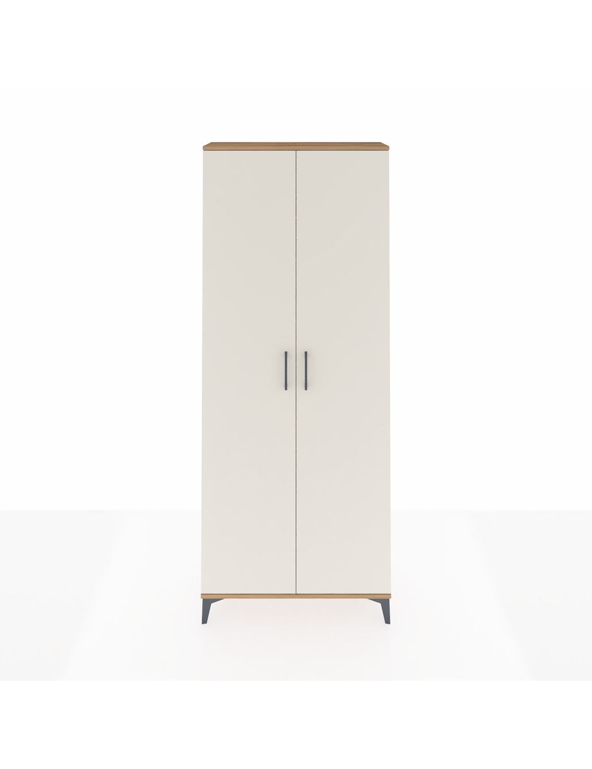 Arges Dolap 4 Raflı 2 Kapaklı 88x30x221 Çam-Aytaşı