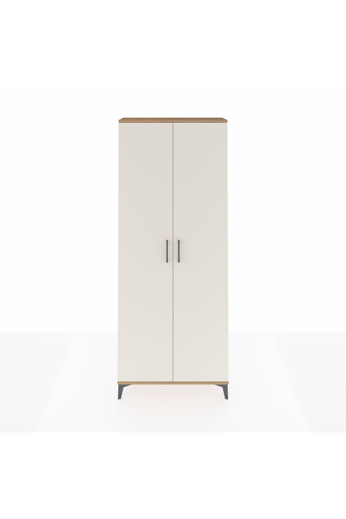 Arges Dolap 4 Raflı 2 Kapaklı 88x30x221 Çam-Aytaşı