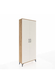 Arges Dolap 4 Raflı 2 Kapaklı 88x30x221 Çam-Aytaşı