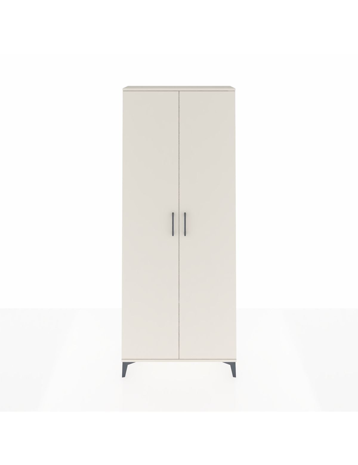 Arges Dolap 2 Raflı 2 Kapaklı Tek Askılı 88x30x221 Aytaşı-Aytaşı