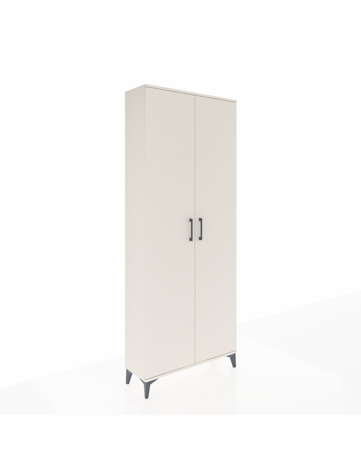 Arges Dolap 2 Raflı 2 Kapaklı Tek Askılı 88x30x221 Aytaşı-Aytaşı