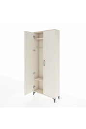Arges Dolap 2 Raflı 2 Kapaklı Tek Askılı 88x30x221 Aytaşı-Aytaşı