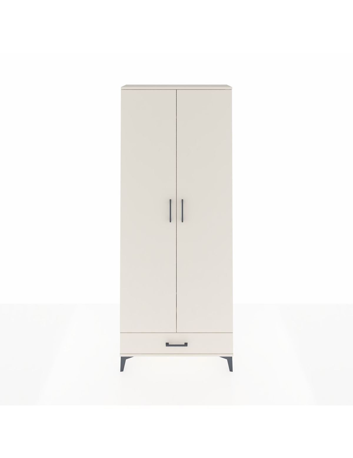 Arges Dolap 3 Raflı Tek Çekmeceli Tek Askılı 88x30x221 Aytaşı-Aytaşı