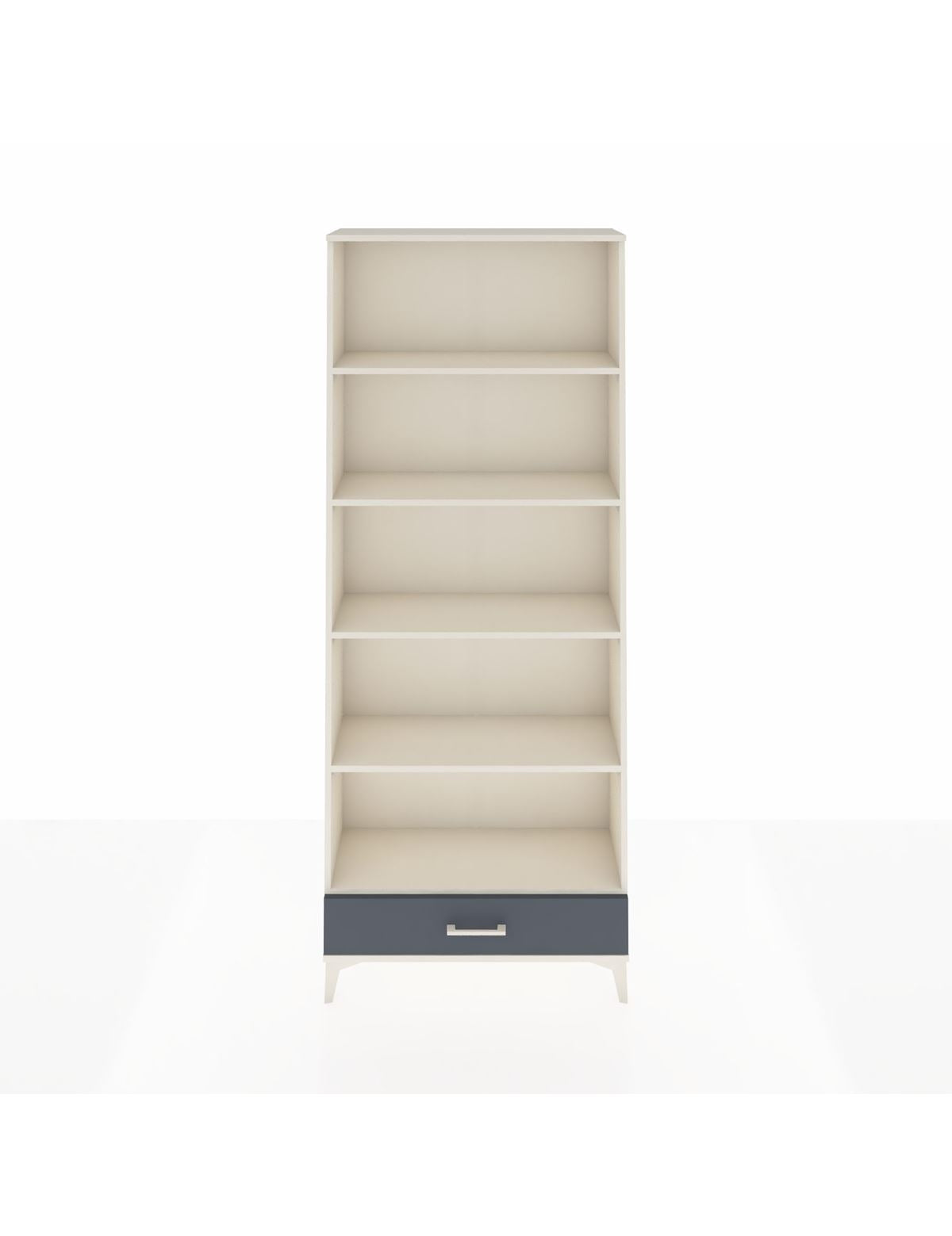 Arges Dolap 5 Raflı Tek Çekmeceli 88x30x221 Aytaşı-Antrasit