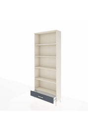 Arges Dolap 5 Raflı Tek Çekmeceli 88x30x221 Aytaşı-Antrasit