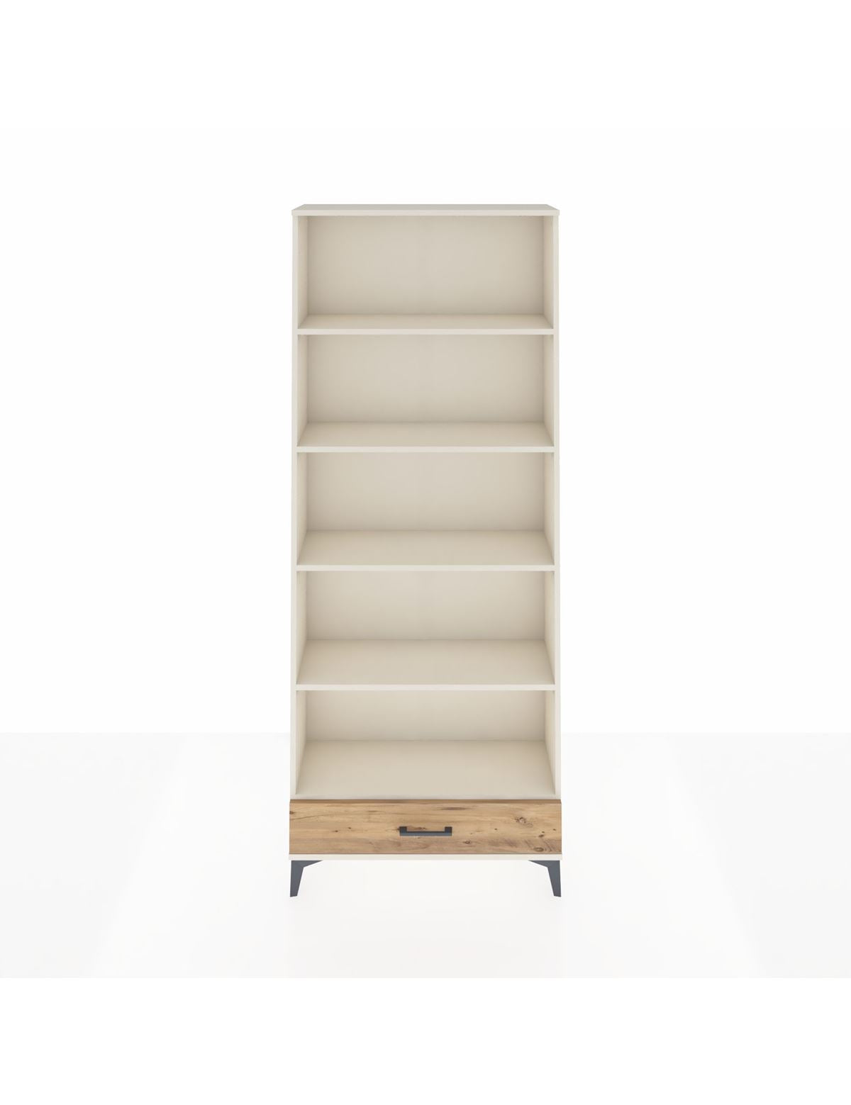 Arges Dolap 5 Raflı Tek Çekmeceli 88x30x221 Aytaşı-Çam