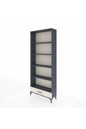 Arges Dolap 5 Raflı Tek Çekmeceli 88x30x221 Antrasit-Aytaşı